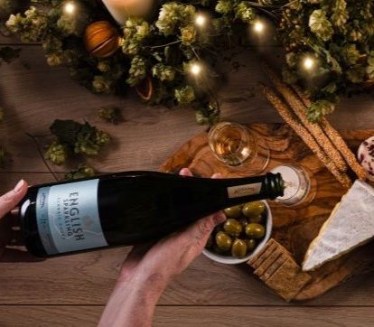 prosecco and christmas meal